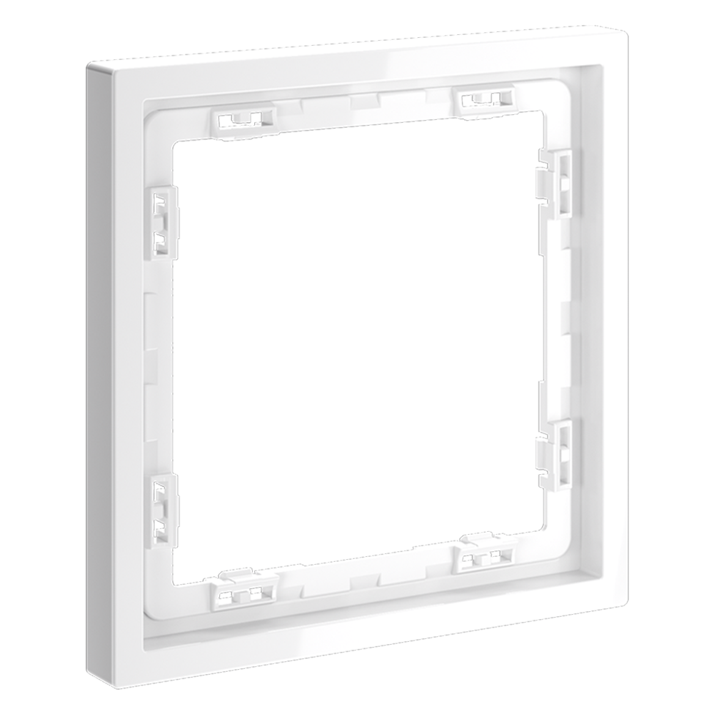 Рамка пластиковая Voltum S70 Белый глянцевый VLS100101