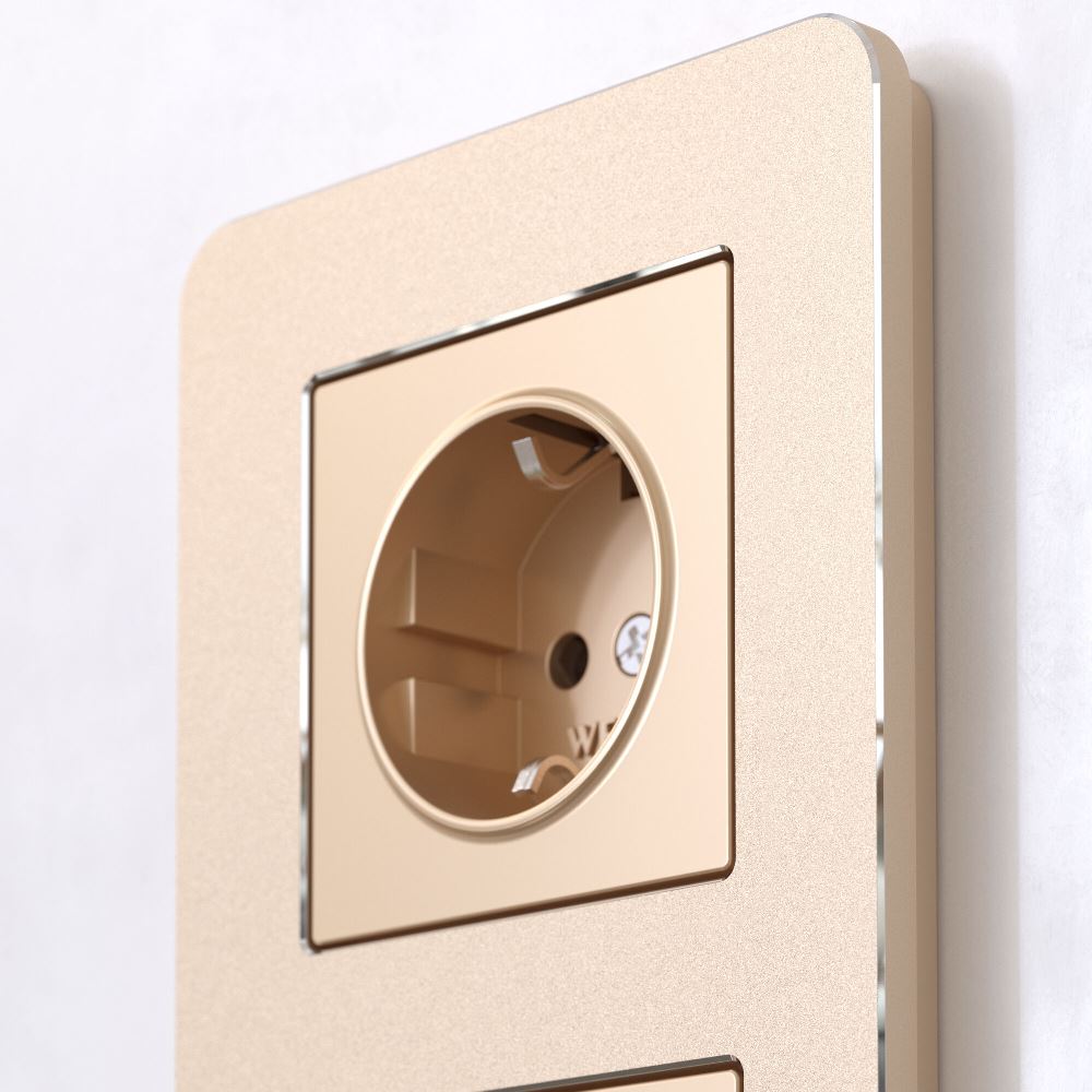 Рамка из металла Werkel Platinum на 2 поста Шампань W0022611 — изображение 2