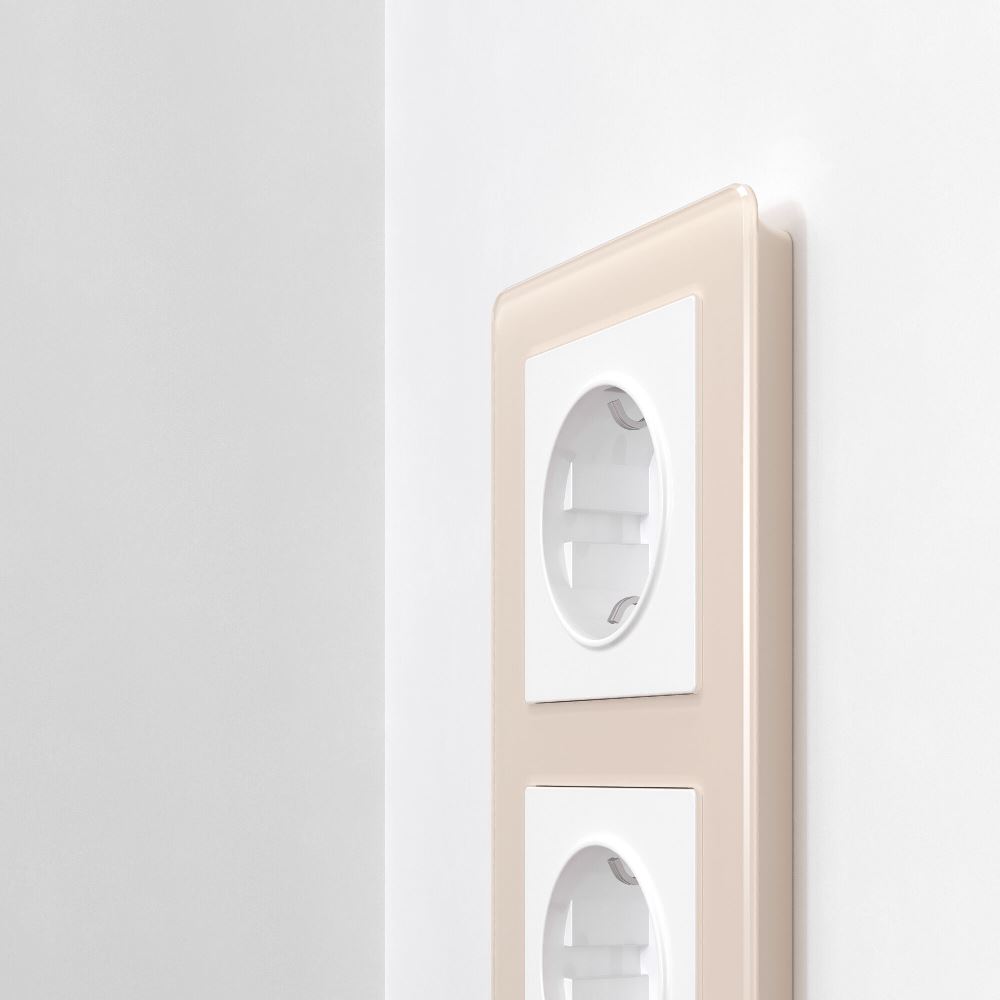 Рамка акриловая Werkel Acrylic на 3 поста Айвори W0032743 — изображение 2