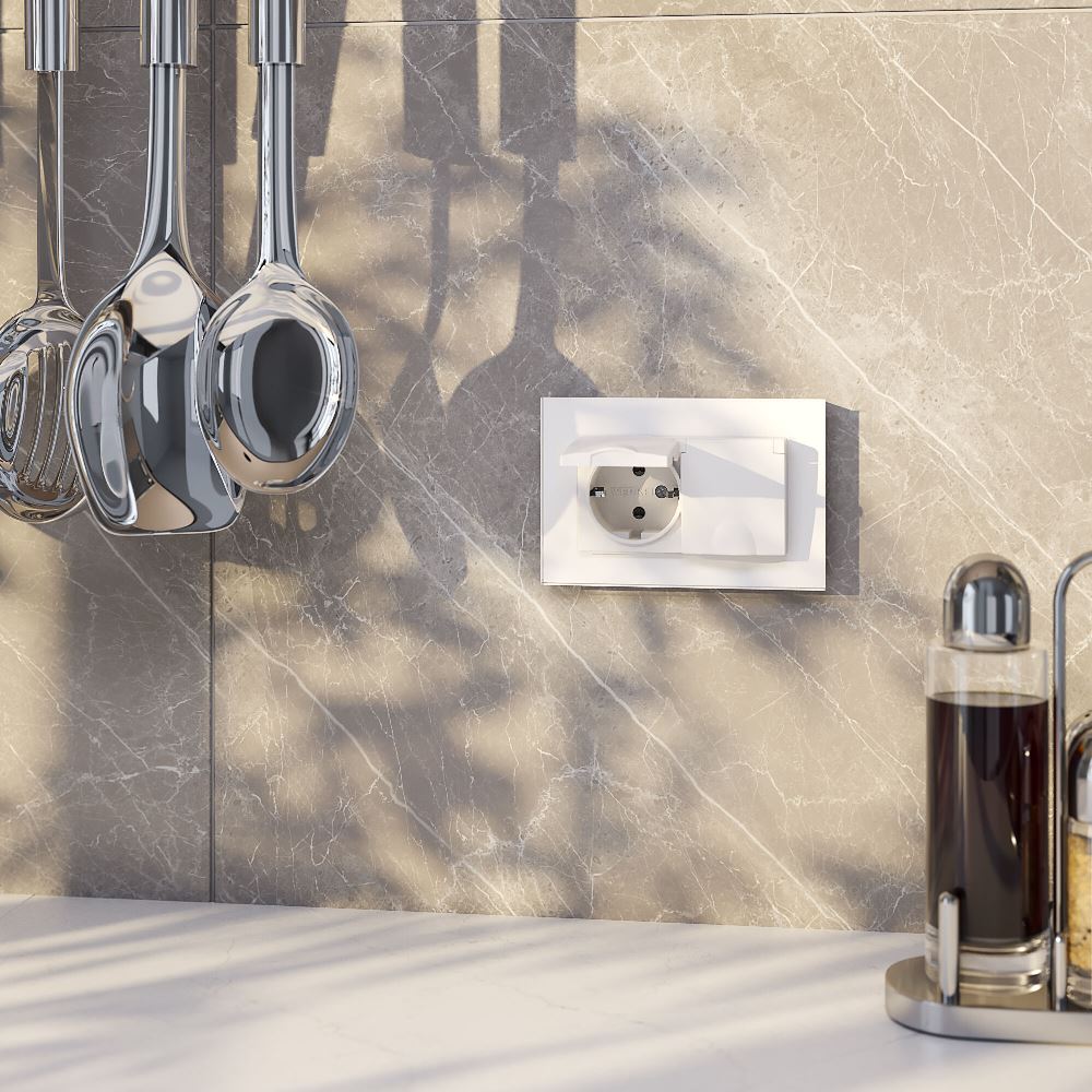 Рамка для двойной розетки Werkel Favorit Белый W0081101 — изображение 3