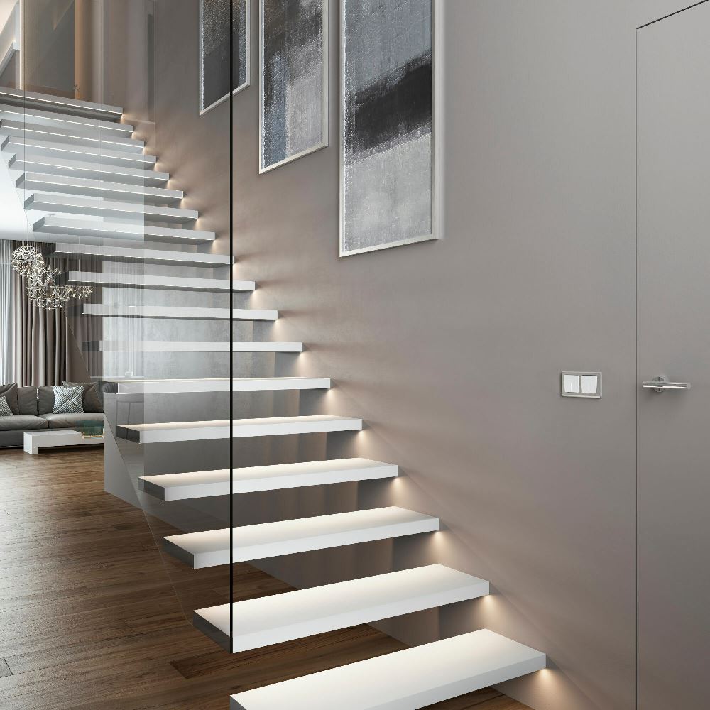 Выключатель одноклавишный встраиваемый Werkel с подсветкой Белый матовый W1110161 — изображение 3