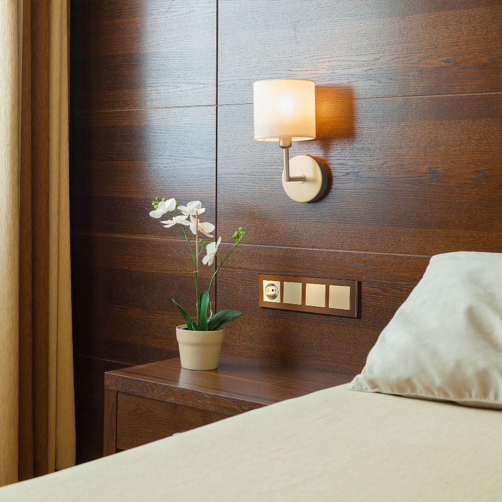 Выключатель одноклавишный встраиваемый проходной Werkel Шампань W1112011 — изображение 3