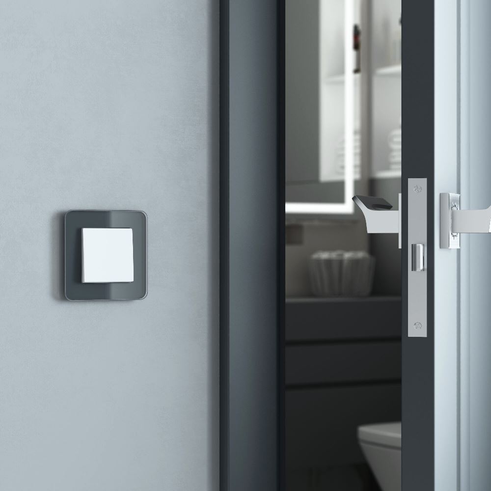 Выключатель одноклавишный встраиваемый проходной Werkel Белый матовый W1112061 — изображение 3