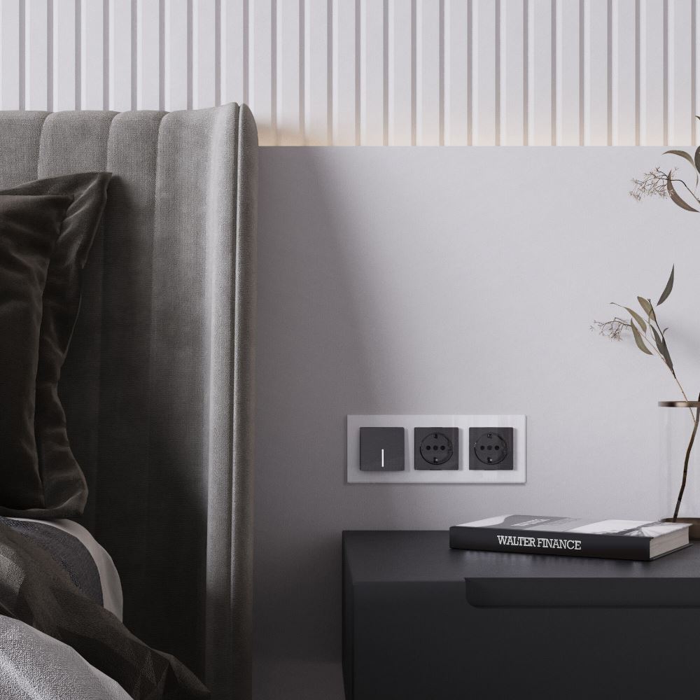 Розетка встраиваемая Werkel с заземлением Черный W1171048 — изображение 3