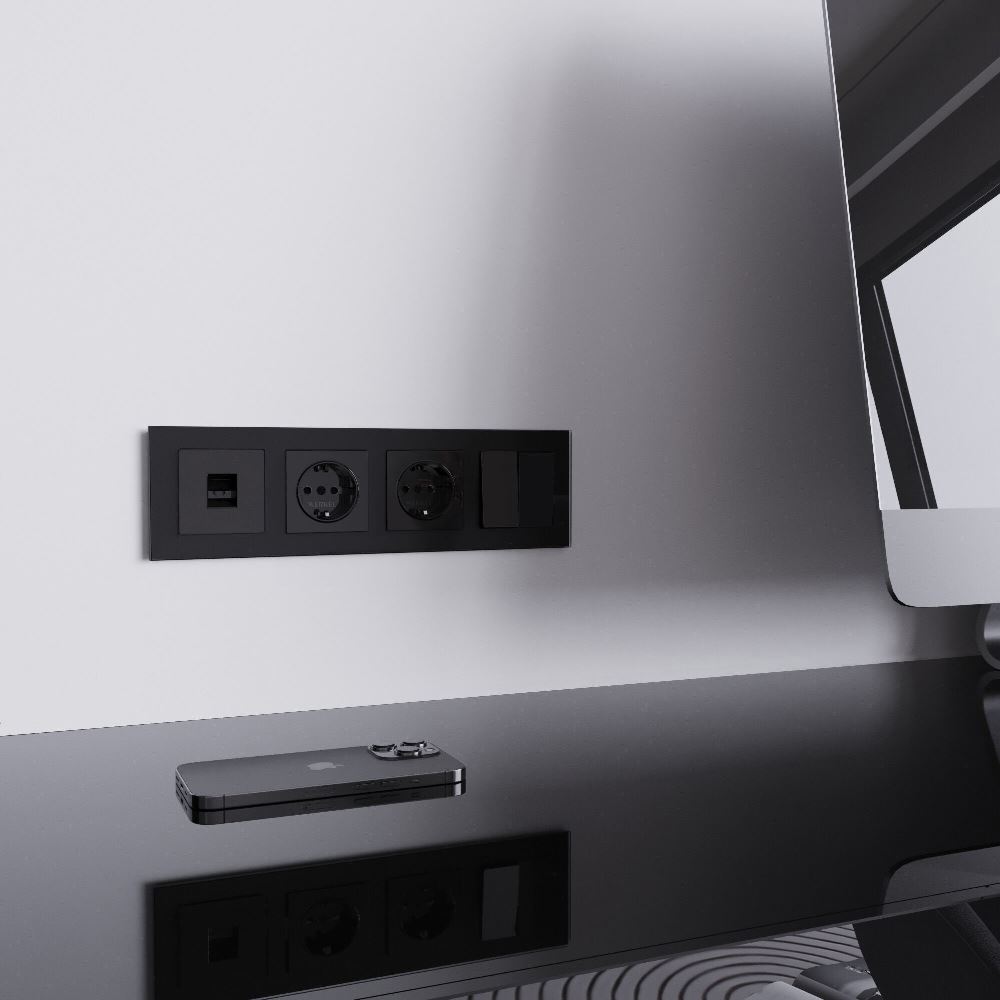 Розетка встраиваемая Ethernet Werkel RJ-45 Черный W1181048 — изображение 2