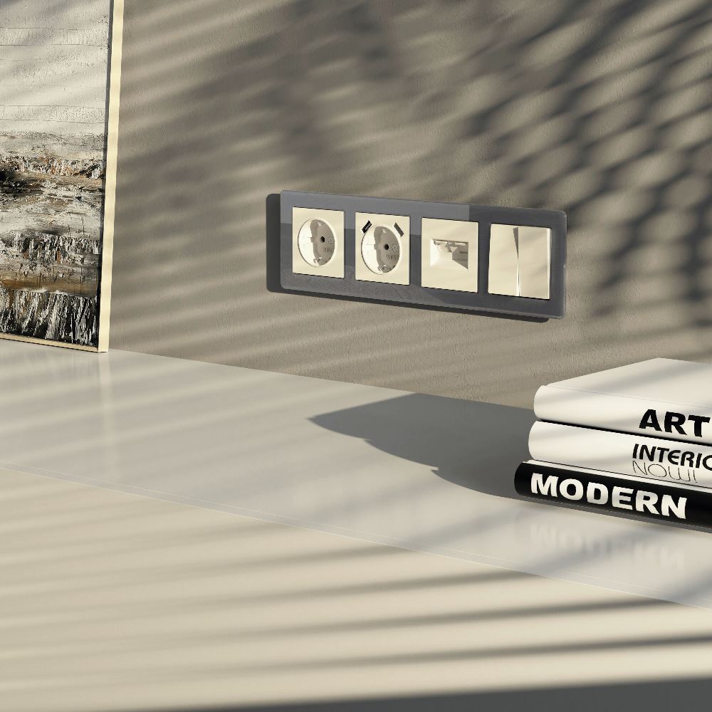 Розетка встраиваемая двойная Ethernet Werkel RJ-45 Айвори матовый W1181162 — изображение 2