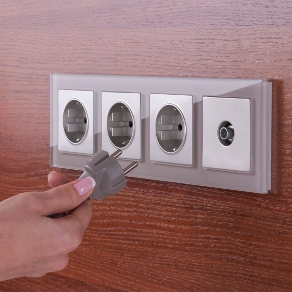 ТВ-розетка встраиваемая оконечная Werkel Серебряный W1183006 — изображение 2