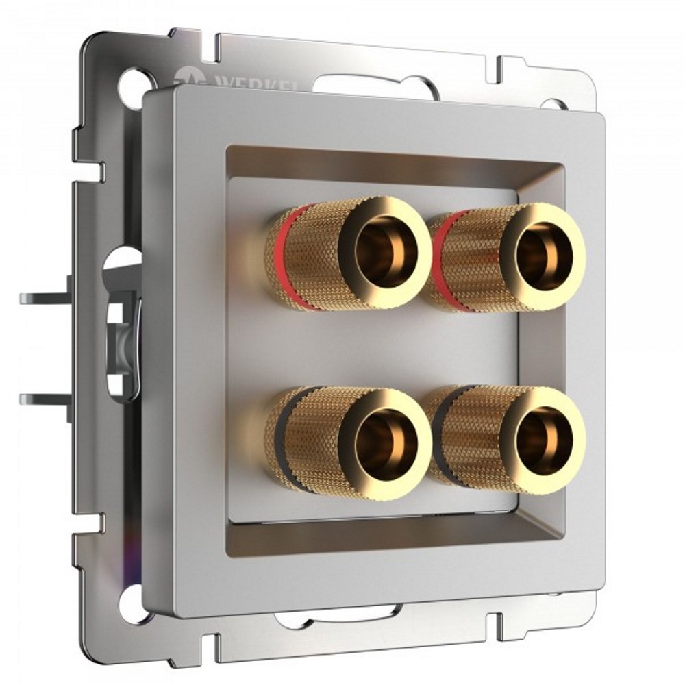 Акустическая розетка встраиваемая Werkel Серебряный W1185006