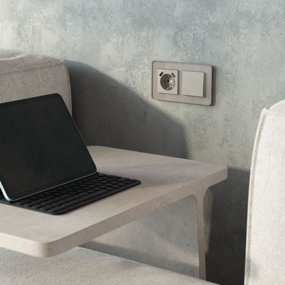 Клавиша для выключателя перекрестного Werkel Дымчатый W1219004 — изображение 2