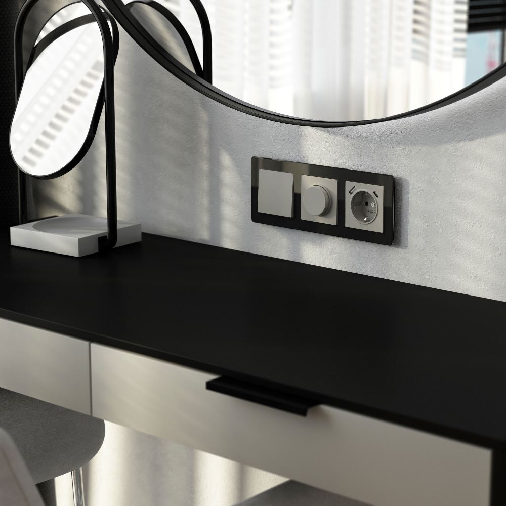 Клавиша для выключателя перекрестного Werkel Дымчатый W1219004 — изображение 3