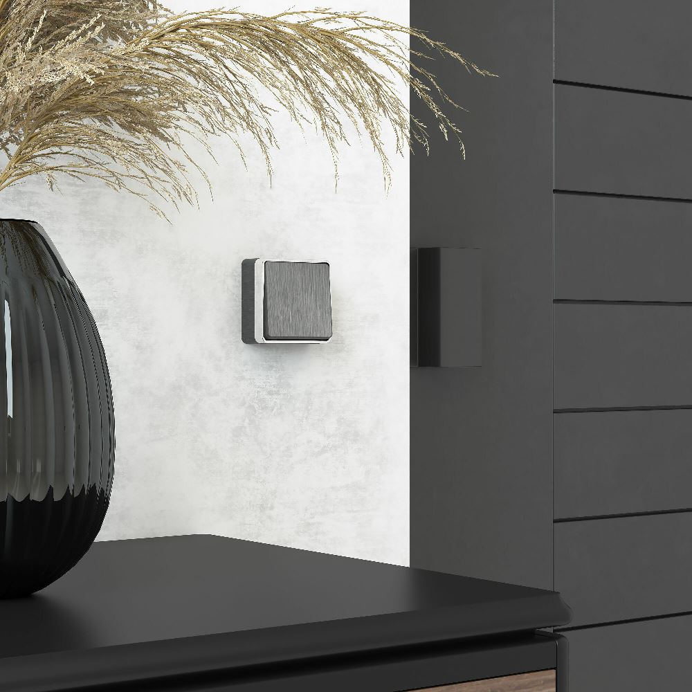 Выключатель одноклавишный накладной проходной Werkel Gallant Графит W5012004 — изображение 2