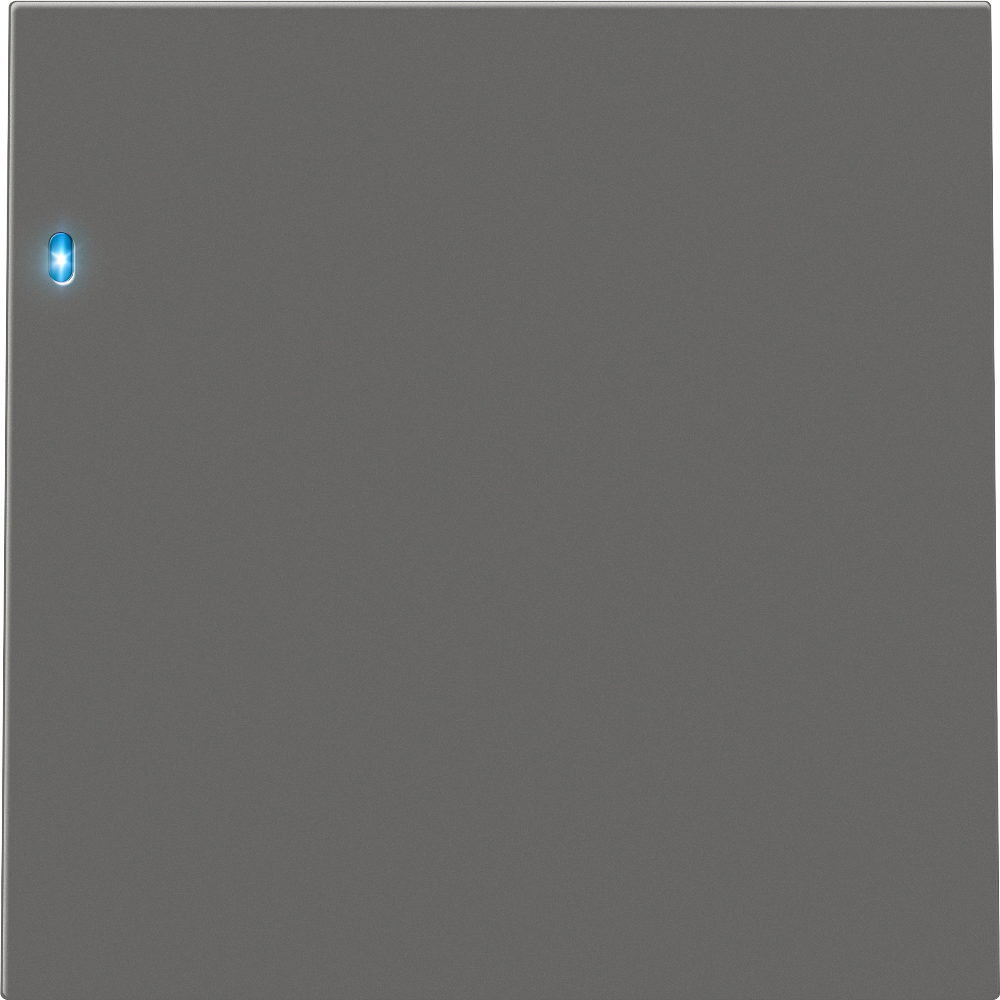 Выключатель одноклавишный встраиваемый Donel R98 с подсветкой Шоколад матовый DA03101-DA29042 — изображение 2