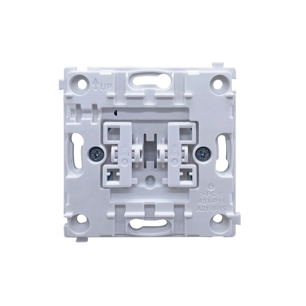 Выключатель двухклавишный встраиваемый Donel R98 Metal с подсветкой Никель DA03105-DA285NB — изображение 5