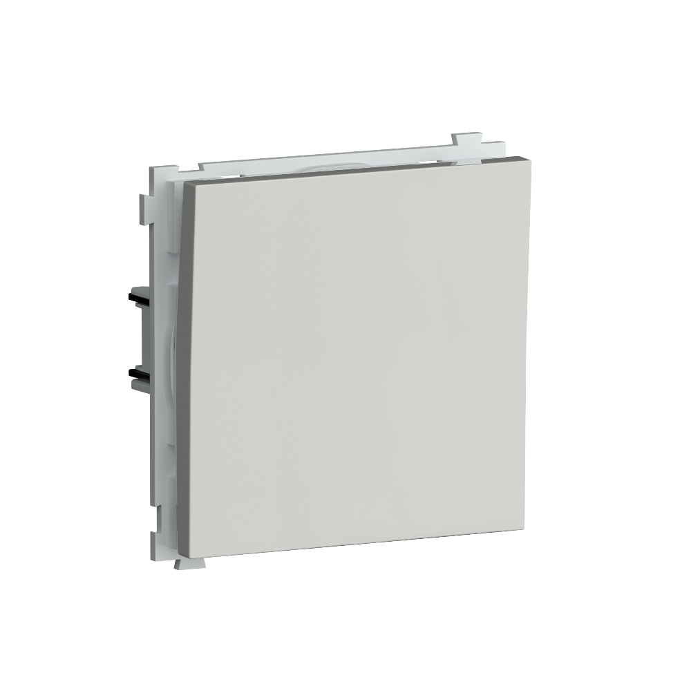 Выключатель одноклавишный встраиваемый Donel R98 Белый глянцевый DA10100-DA29603