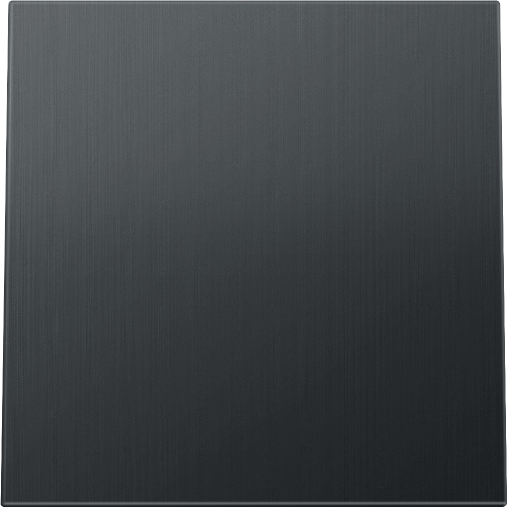 Выключатель одноклавишный встраиваемый Donel R98 Metal Вороненая сталь DA10100-DA296GS — изображение 2