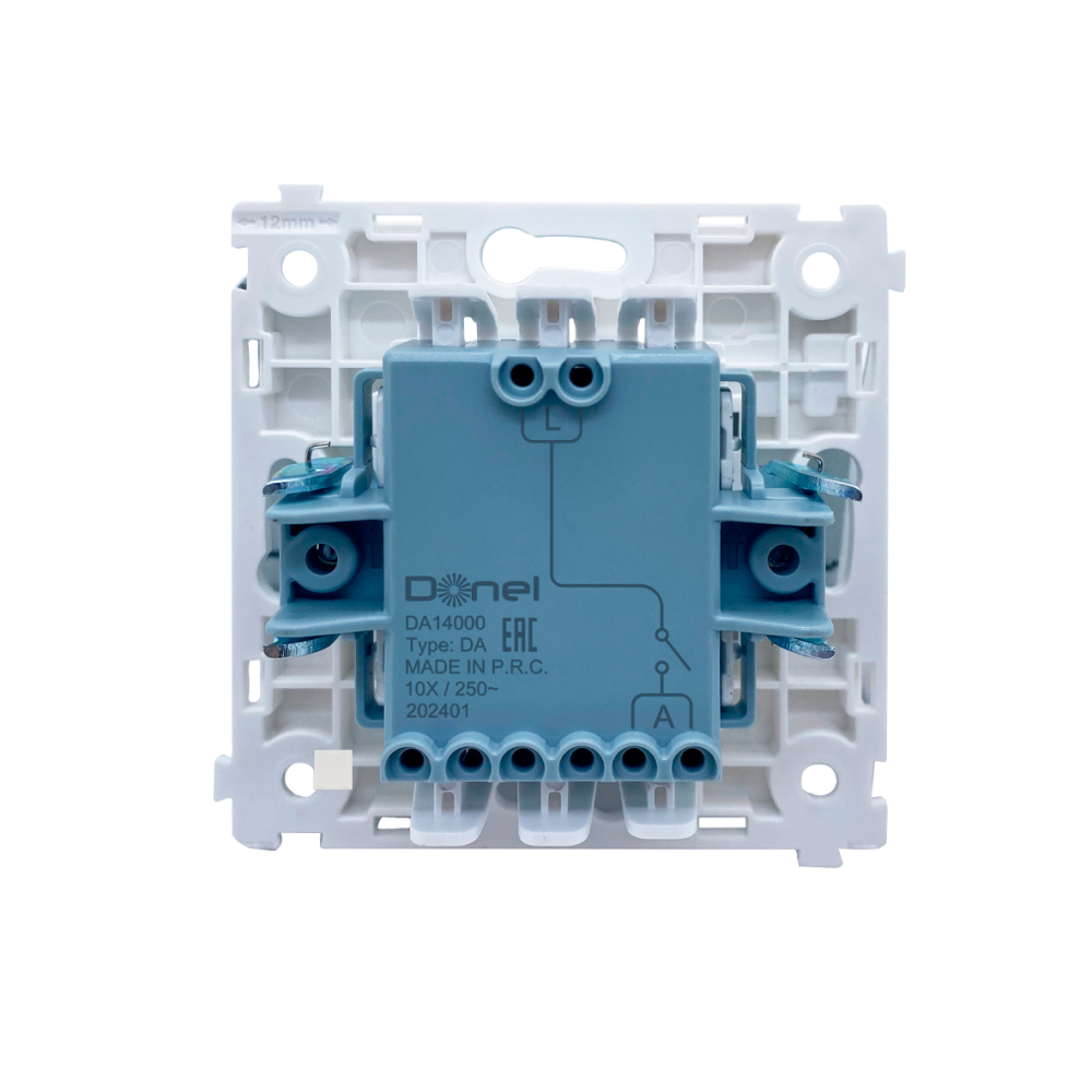 Выключатель электронный карточный встраиваемый Donel R98 Сталь матовая DA14000-DA59037 — изображение 5