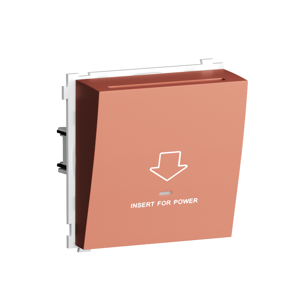 Выключатель электронный карточный встраиваемый Donel R98 Коралл матовый DA14000-DA59045