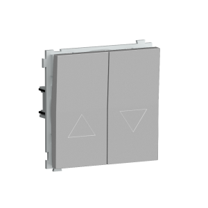 Выключатель жалюзи встраиваемый Donel R98 Алюминий матовый DA15800-DA29426