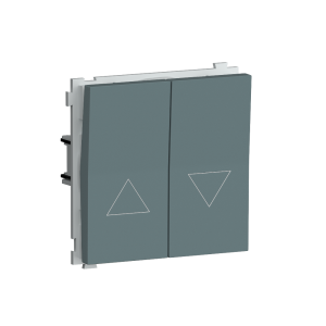 Выключатель жалюзи встраиваемый Donel R98 Изумруд матовый DA15800-DA29439