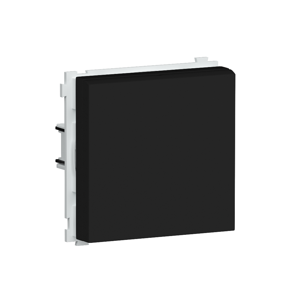 Розетка встраиваемая Donel R98 Schuko с крышкой и заземлением на клеммах Карбон матовый DA17700-DA52030 — изображение 2