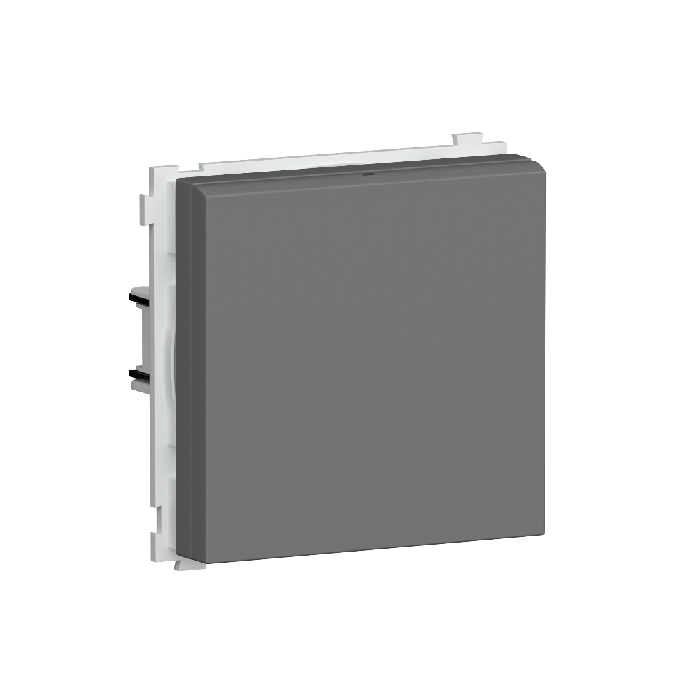 Розетка встраиваемая Donel R98 Schuko с крышкой и заземлением на винтах Шоколад матовый DA18800-DA52042 — изображение 2