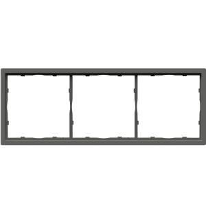 Рамка пластиковая Donel R98 на 3 поста Шоколад матовый DA21342