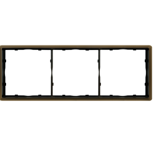 Рамка из металла Donel R98 Metal на 3 поста Латунь DA213ME