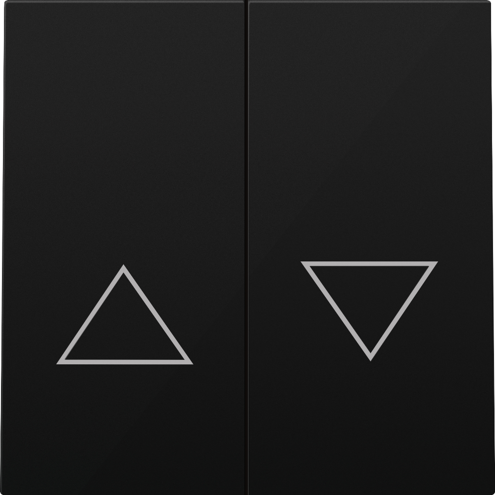 Выключатель жалюзи встраиваемый Donel R98 с блокировкой Карбон матовый DA25800-DA29430 — изображение 2