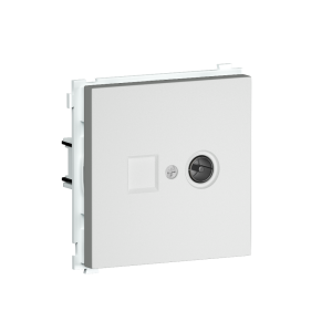 ТВ-розетка встраиваемая оконечная Donel R98 Белый матовый DA30100-DA87933