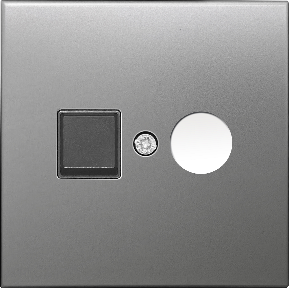 ТВ-розетка встраиваемая оконечная Donel R98 Metal Благородная сталь DA30100-DA879ES — изображение 2