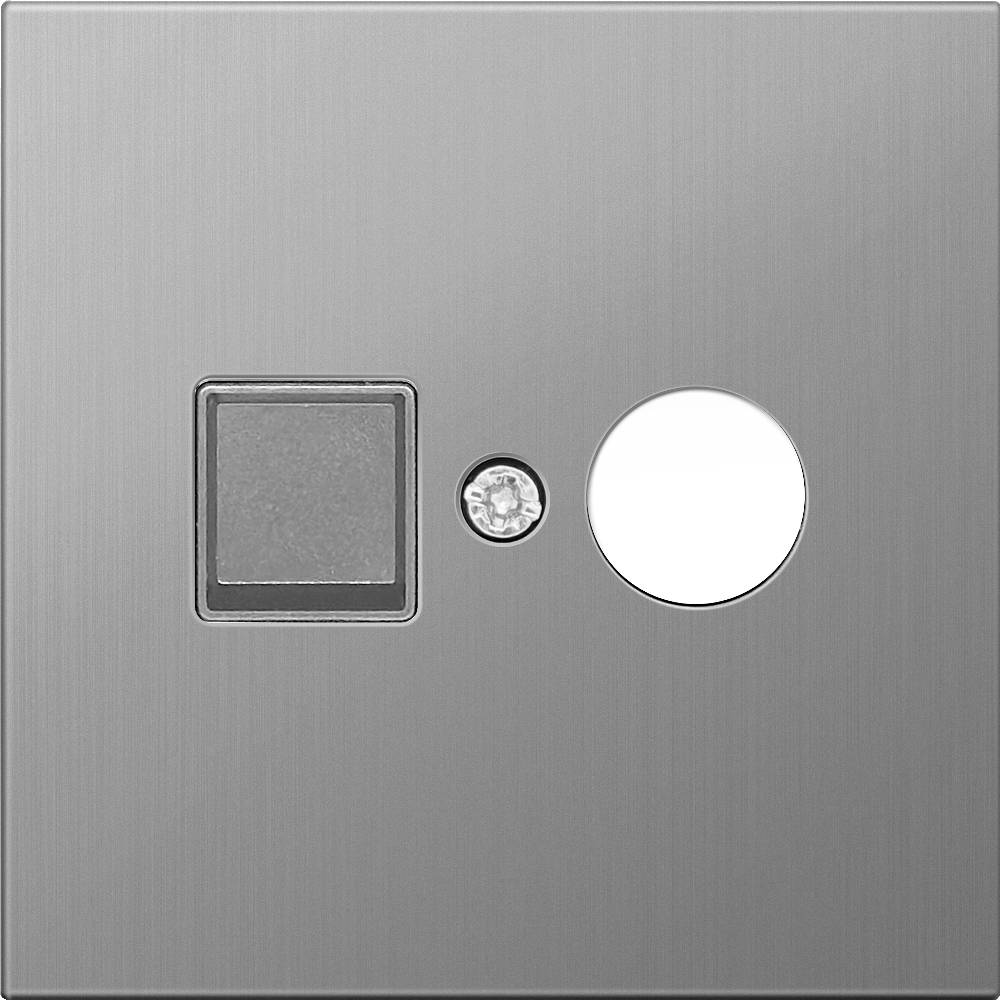 ТВ-розетка встраиваемая оконечная Donel R98 Metal Никель DA30100-DA879NB — изображение 2