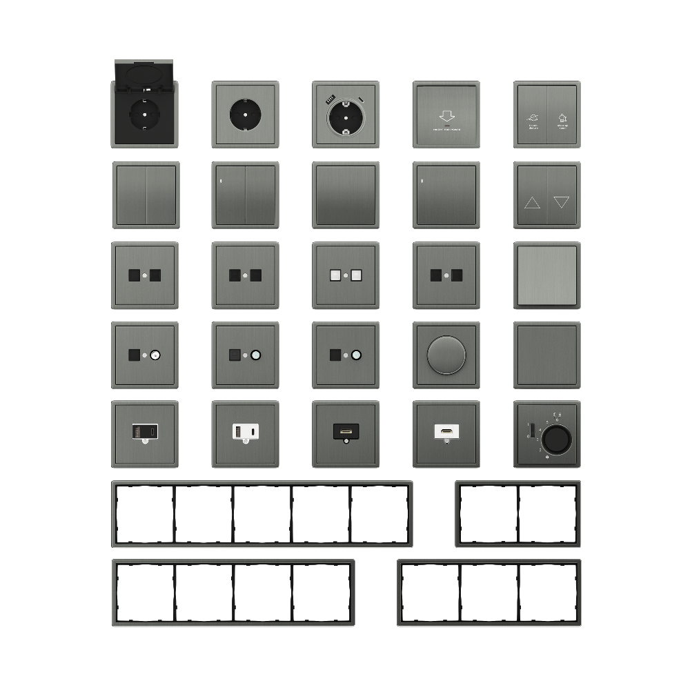 ТВ-розетка встраиваемая оконечная Donel R98 Metal Никель DA30100-DA879NB — изображение 3