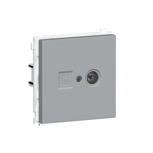 Розетка встраиваемая комбинированная Donel R98 RJ45+ SAT Серый матовый DA30600-DA88940