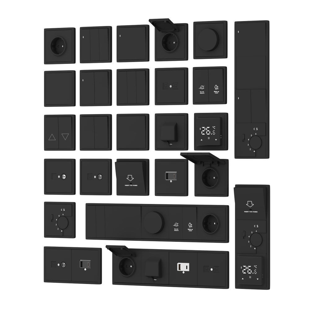 Вывод кабеля Donel R98 Карбон матовый DA87130 — изображение 2