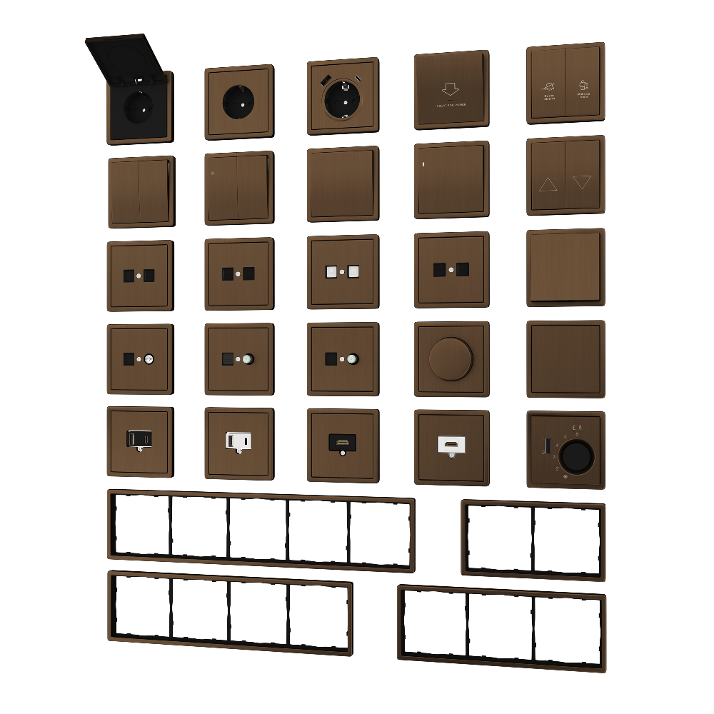 Диммер Donel R98 Metal Dali роторный Латунь DDIMTWDali-2-DA650ME — изображение 3