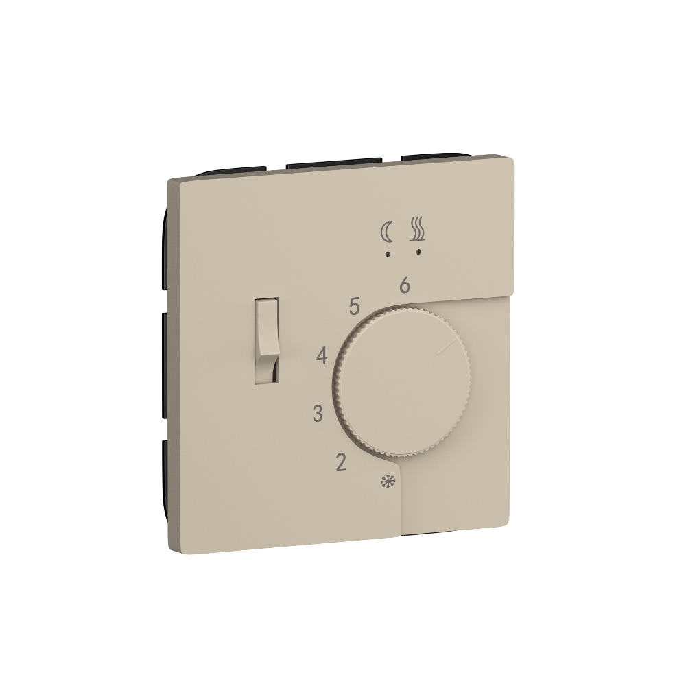 Терморегулятор механический Donel R98 с внешним датчиком пола Кашемир матовый DTEF231-DA14935