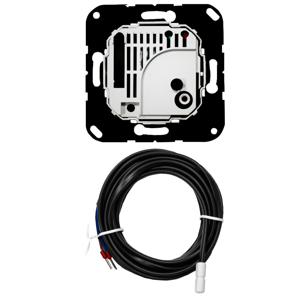 Терморегулятор механический Donel R98 с внешним датчиком пола Изумруд матовый DTEF231-DA14939 — изображение 4