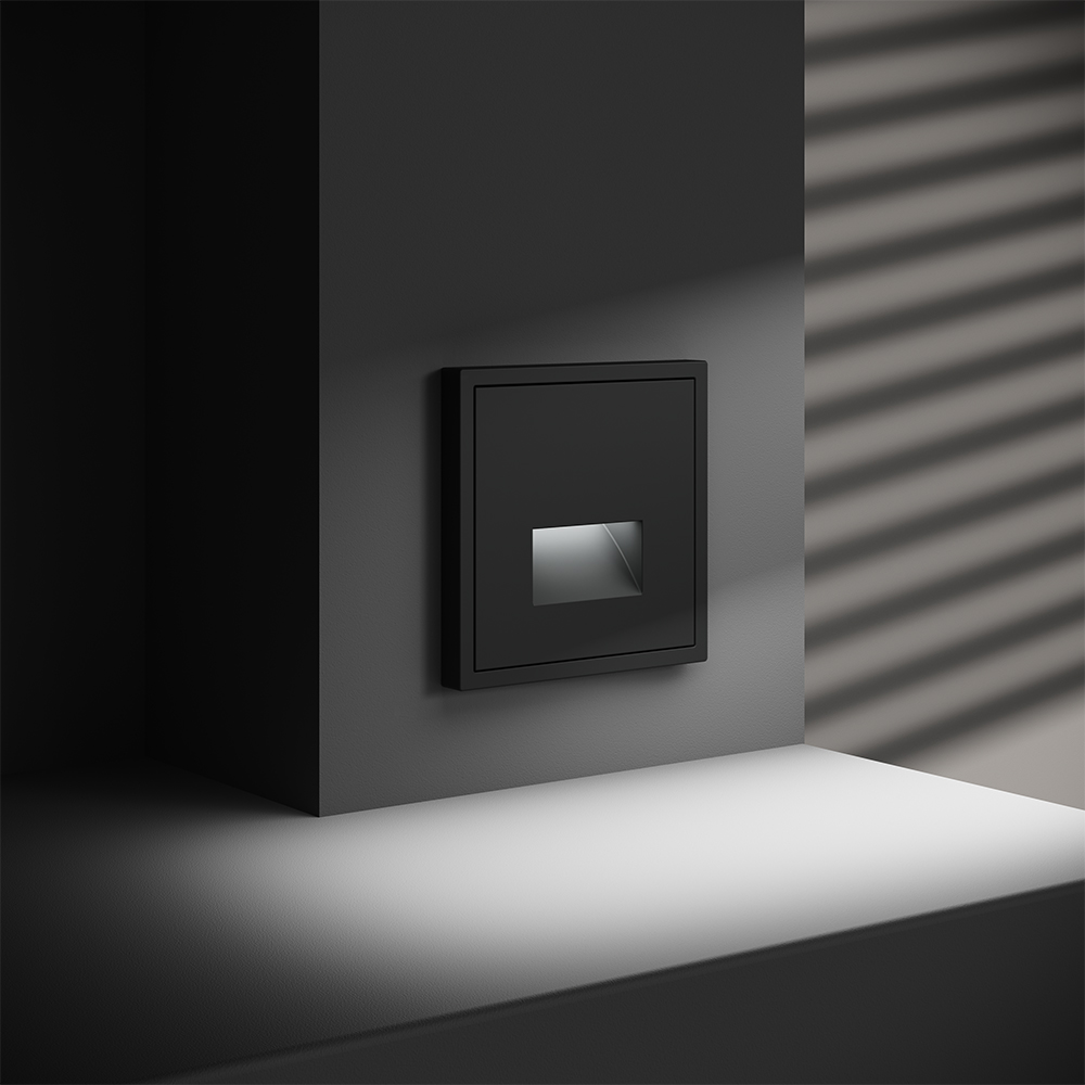 LED подсветка встраиваемая Voltum S70 Черный матовый VLS070608 — изображение 4