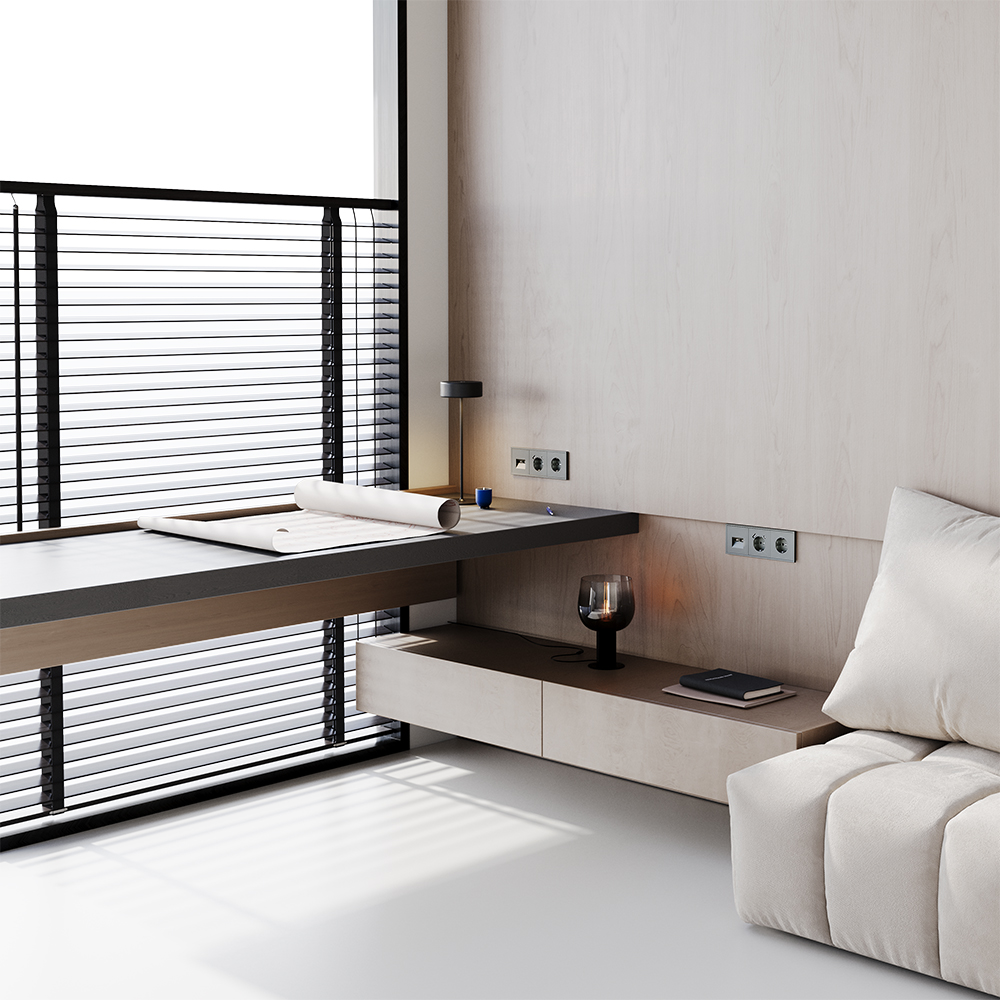 Рамка пластиковая Voltum S70 на 3 поста Титан глянцевый VLS100306 — изображение 4