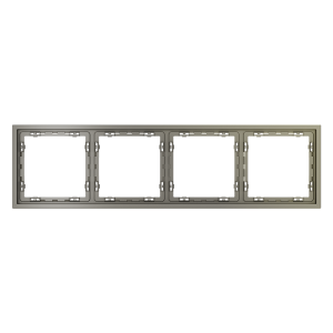 Рамка пластиковая Voltum S70 на 4 поста Шелк глянцевый VLS100404