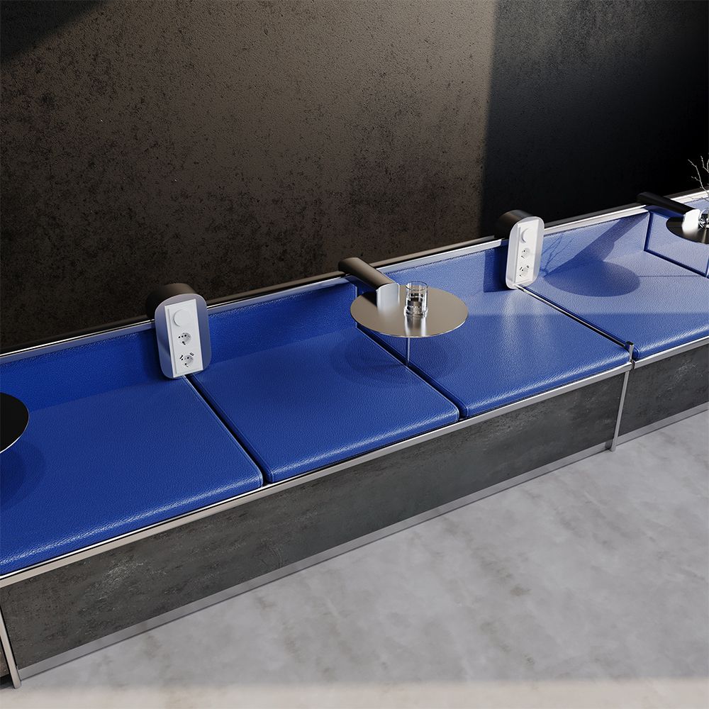 Рамка стеклянная Voltum S70 на 3 поста Белый глянцевый VLS110301 — изображение 4