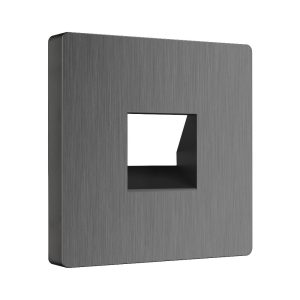 Накладка для телефонной розетки Werkel RJ-11 Графит рифленый W1192004