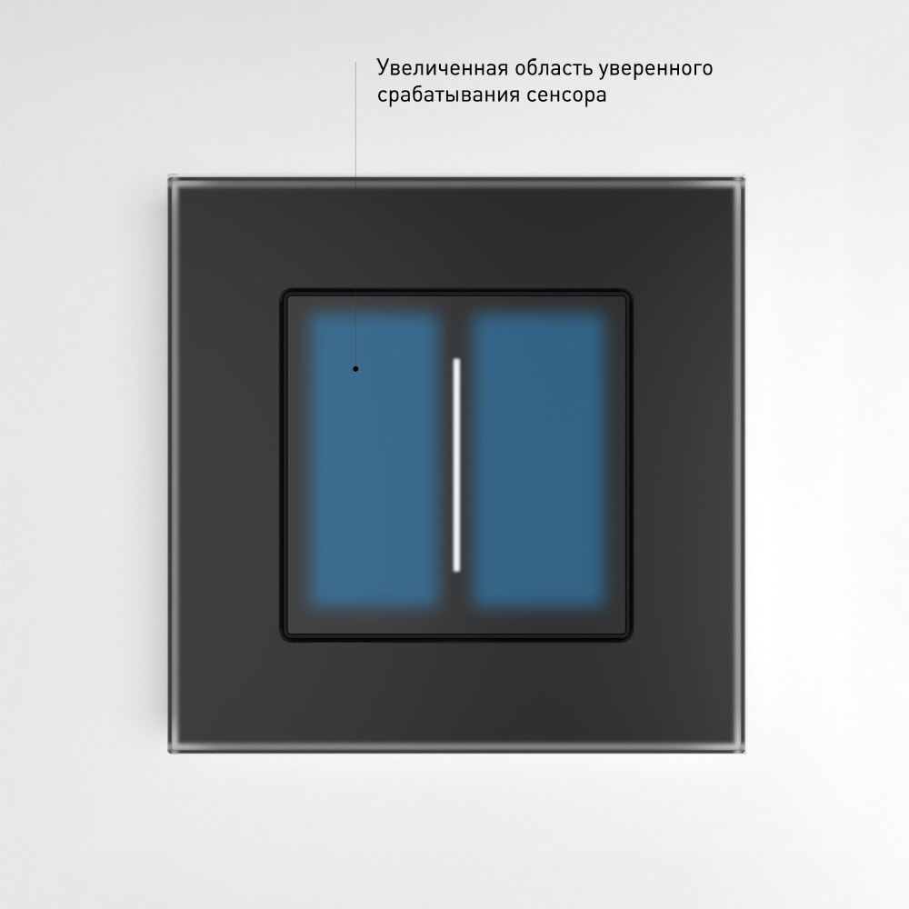 Умный сенсорный диммер Werkel с Wifi Черный W3443108 — изображение 4